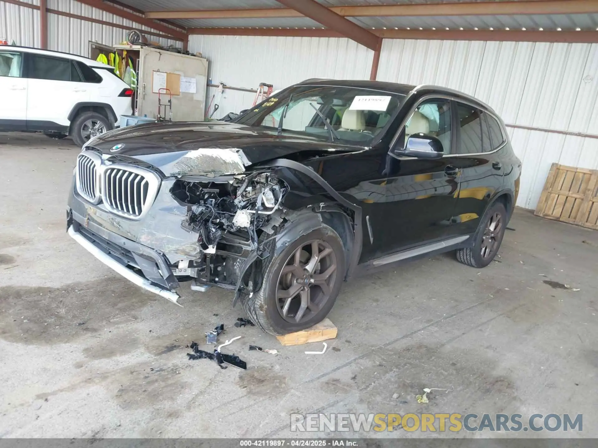 2 Photograph of a damaged car WBX57DP0XNN183208 BMW X3 2022