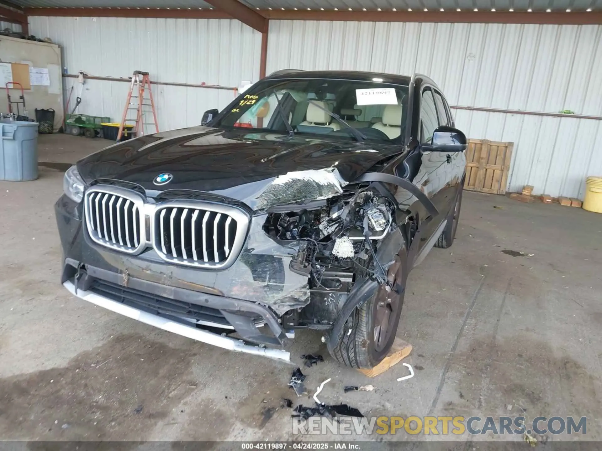 6 Photograph of a damaged car WBX57DP0XNN183208 BMW X3 2022