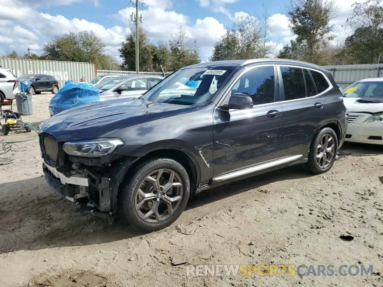1 Photograph of a damaged car WBX57DP0XNN184150 BMW X3 2022