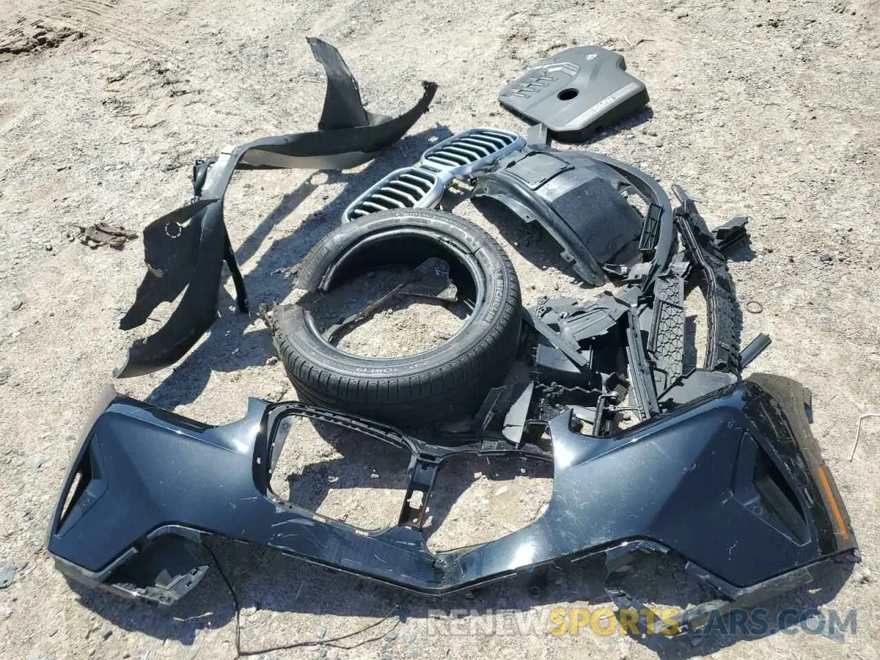 13 Photograph of a damaged car 5UX43DP01P9R45761 BMW X3 2023