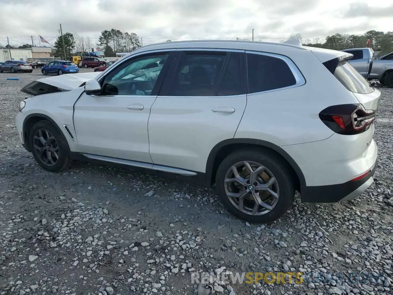 2 Photograph of a damaged car 5UX43DP02P9R92555 BMW X3 2023