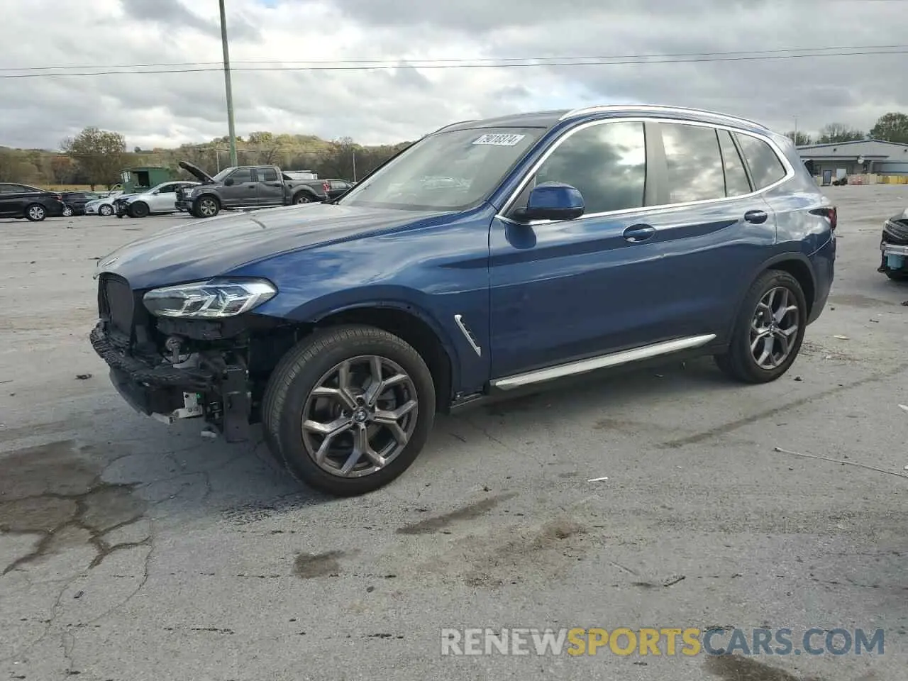 1 Photograph of a damaged car 5UX43DP03P9S19416 BMW X3 2023