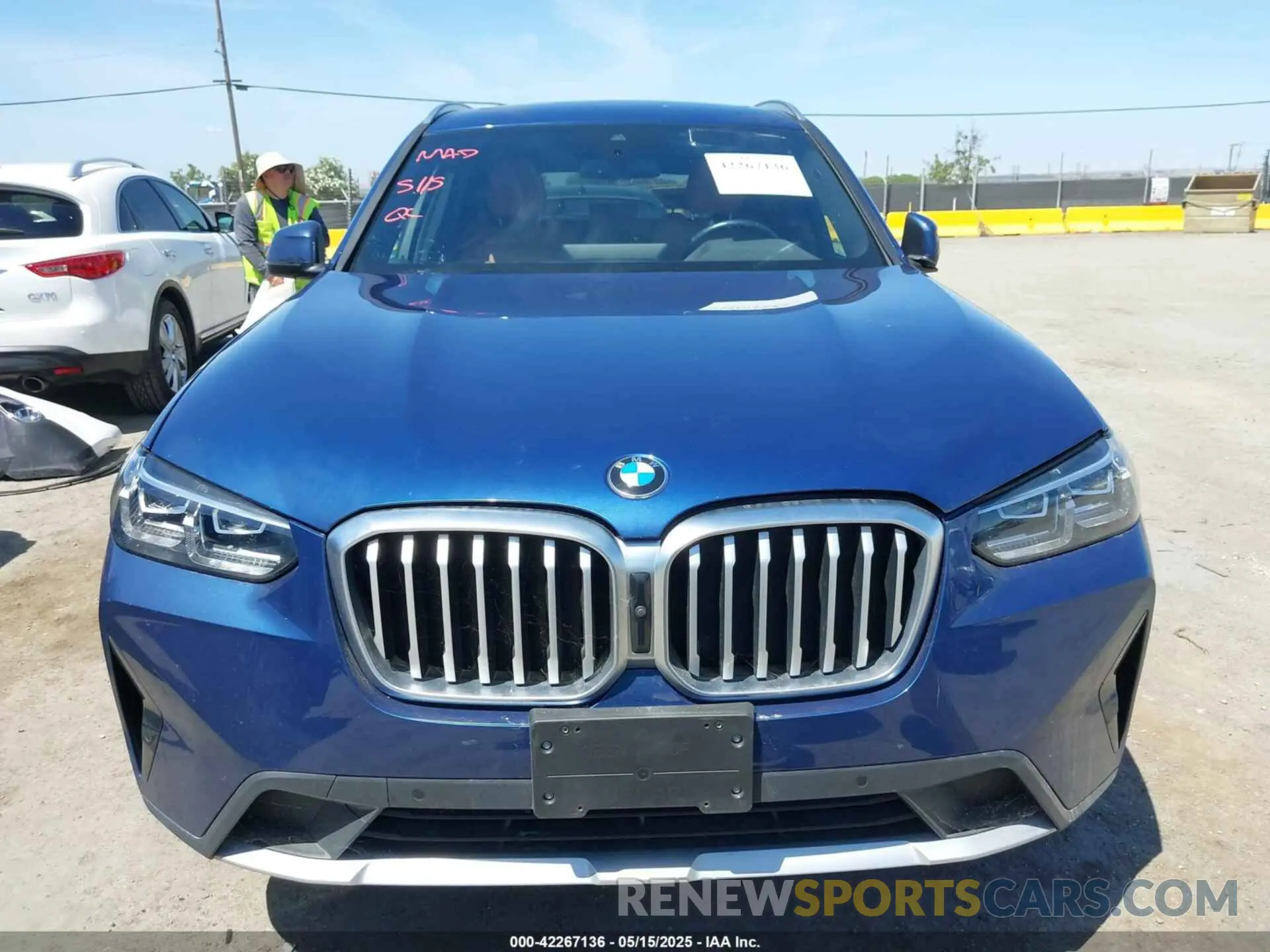 12 Photograph of a damaged car 5UX43DP04P9P44100 BMW X3 2023