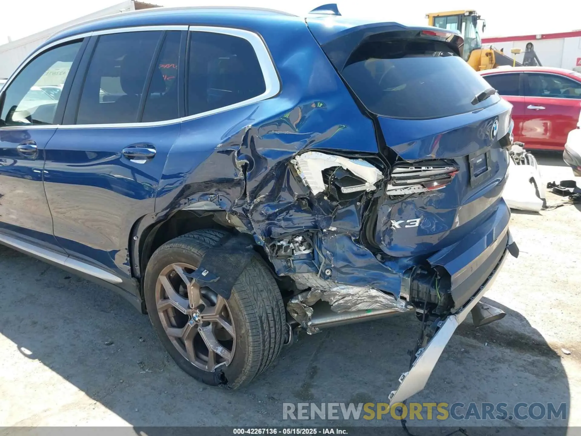 6 Photograph of a damaged car 5UX43DP04P9P44100 BMW X3 2023