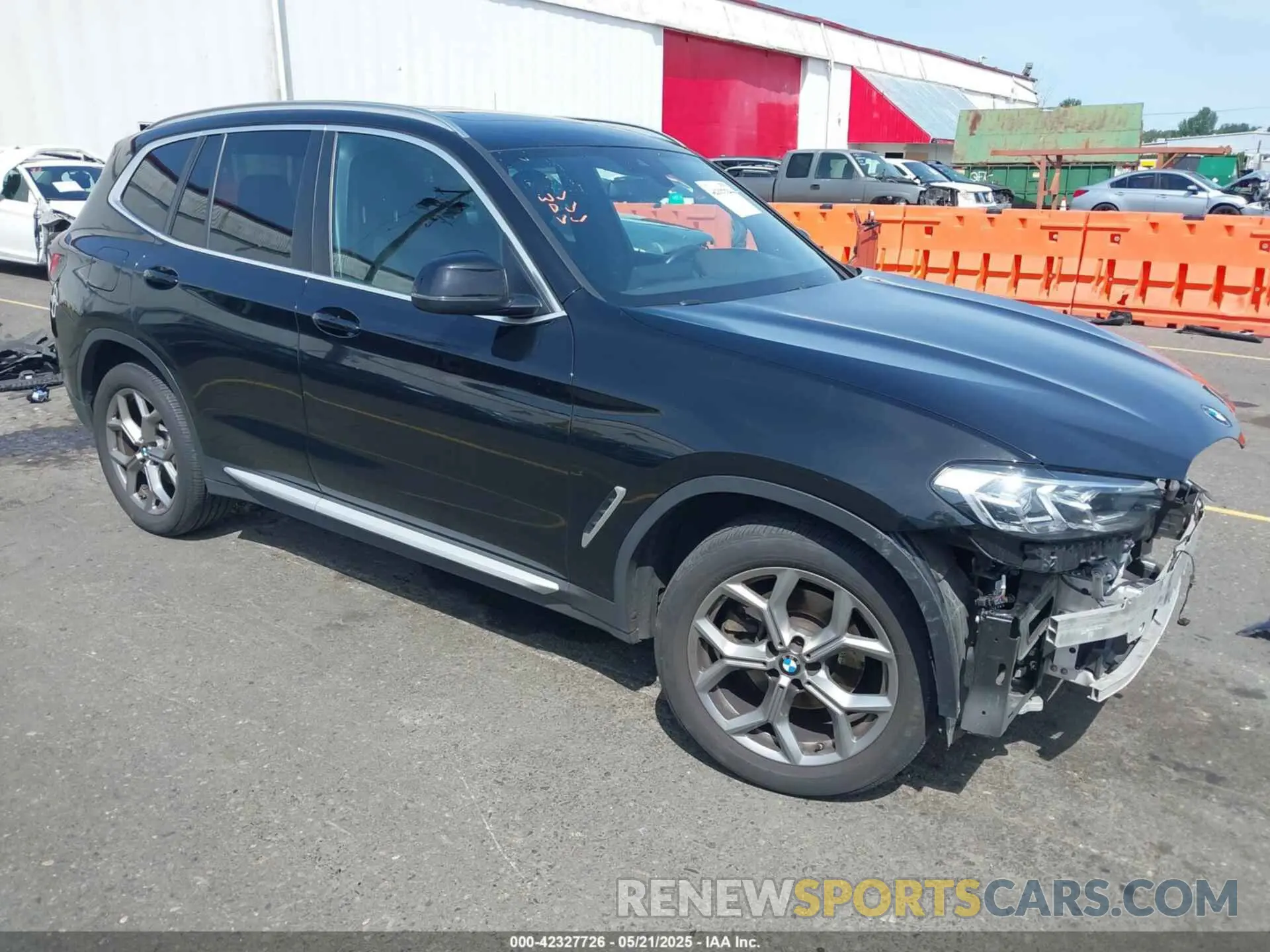 1 Photograph of a damaged car 5UX53DP00P9R81784 BMW X3 2023