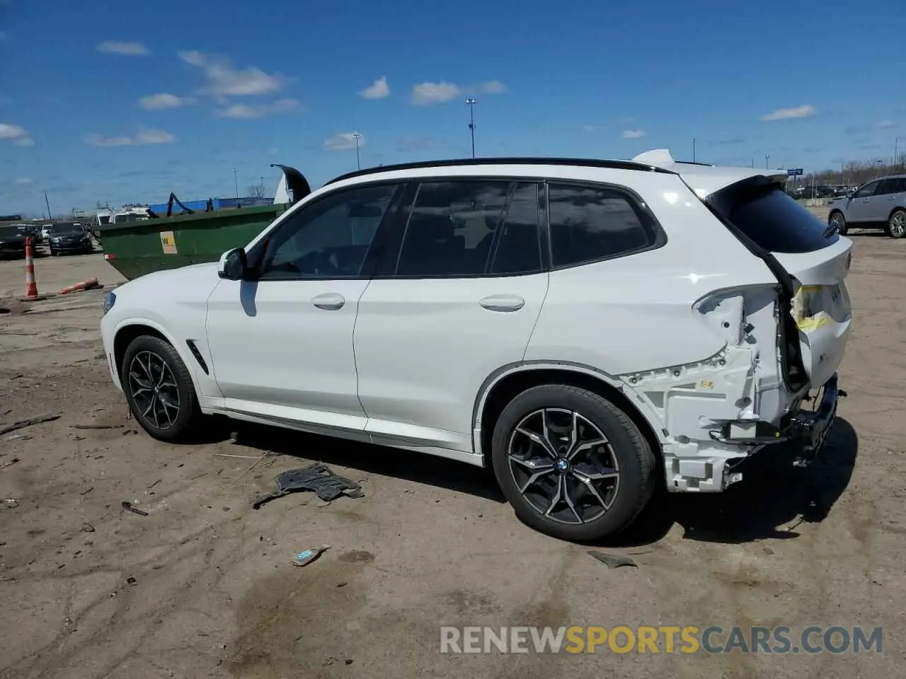 2 Photograph of a damaged car 5UX53DP00P9T20708 BMW X3 2023
