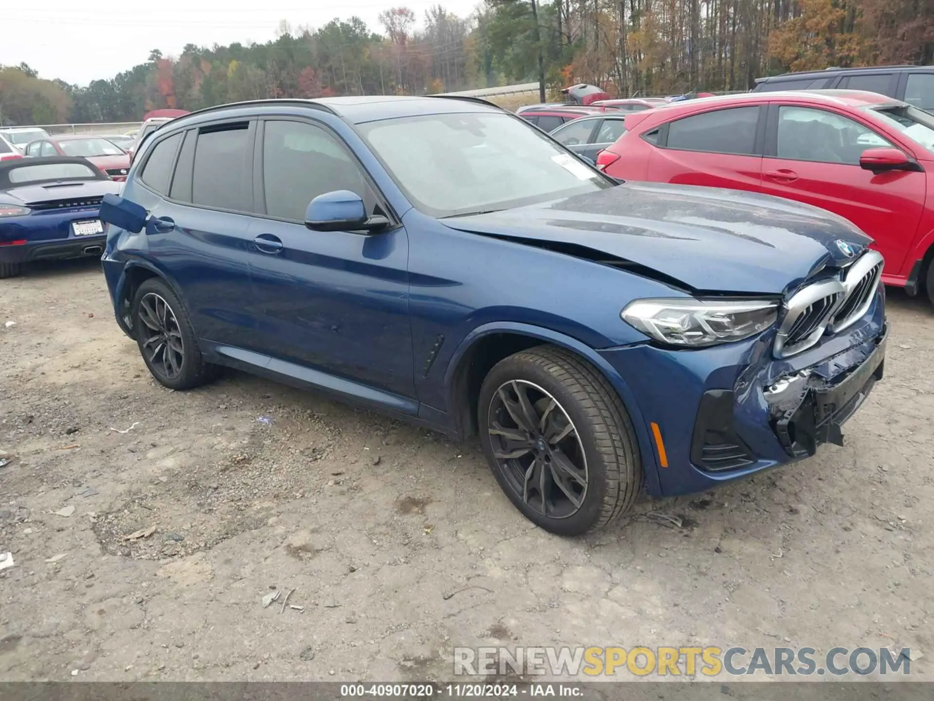 1 Photograph of a damaged car 5UX53DP02P9P18230 BMW X3 2023