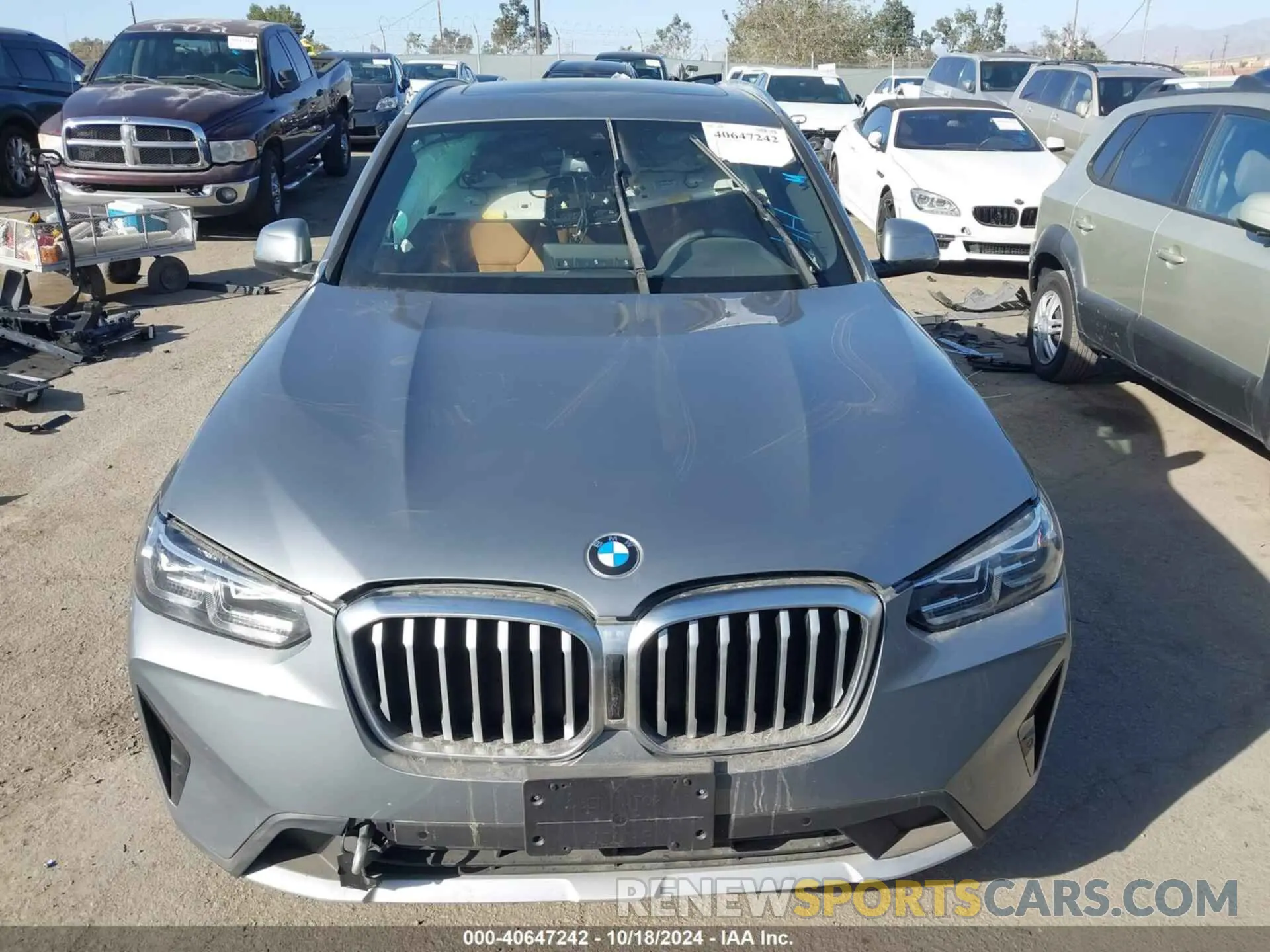 13 Photograph of a damaged car 5UX53DP06P9S97385 BMW X3 2023