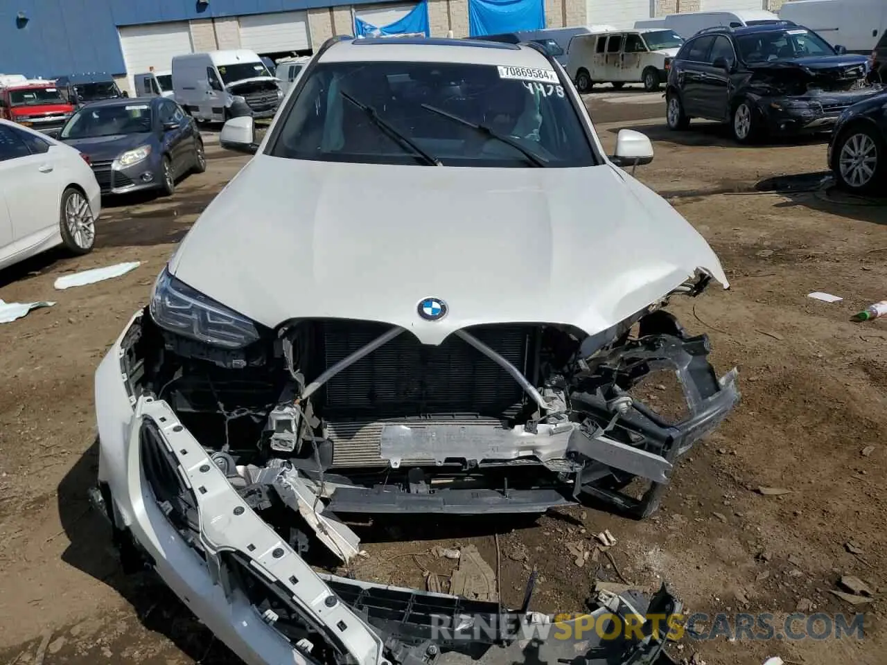 5 Photograph of a damaged car 5UX53DP08P9N94478 BMW X3 2023