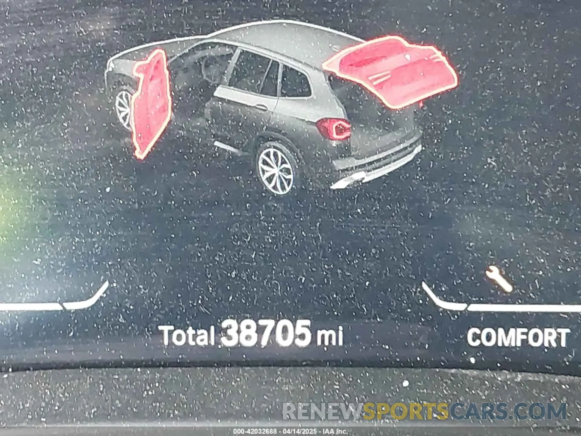 14 Photograph of a damaged car 5UX53DP08P9P74270 BMW X3 2023