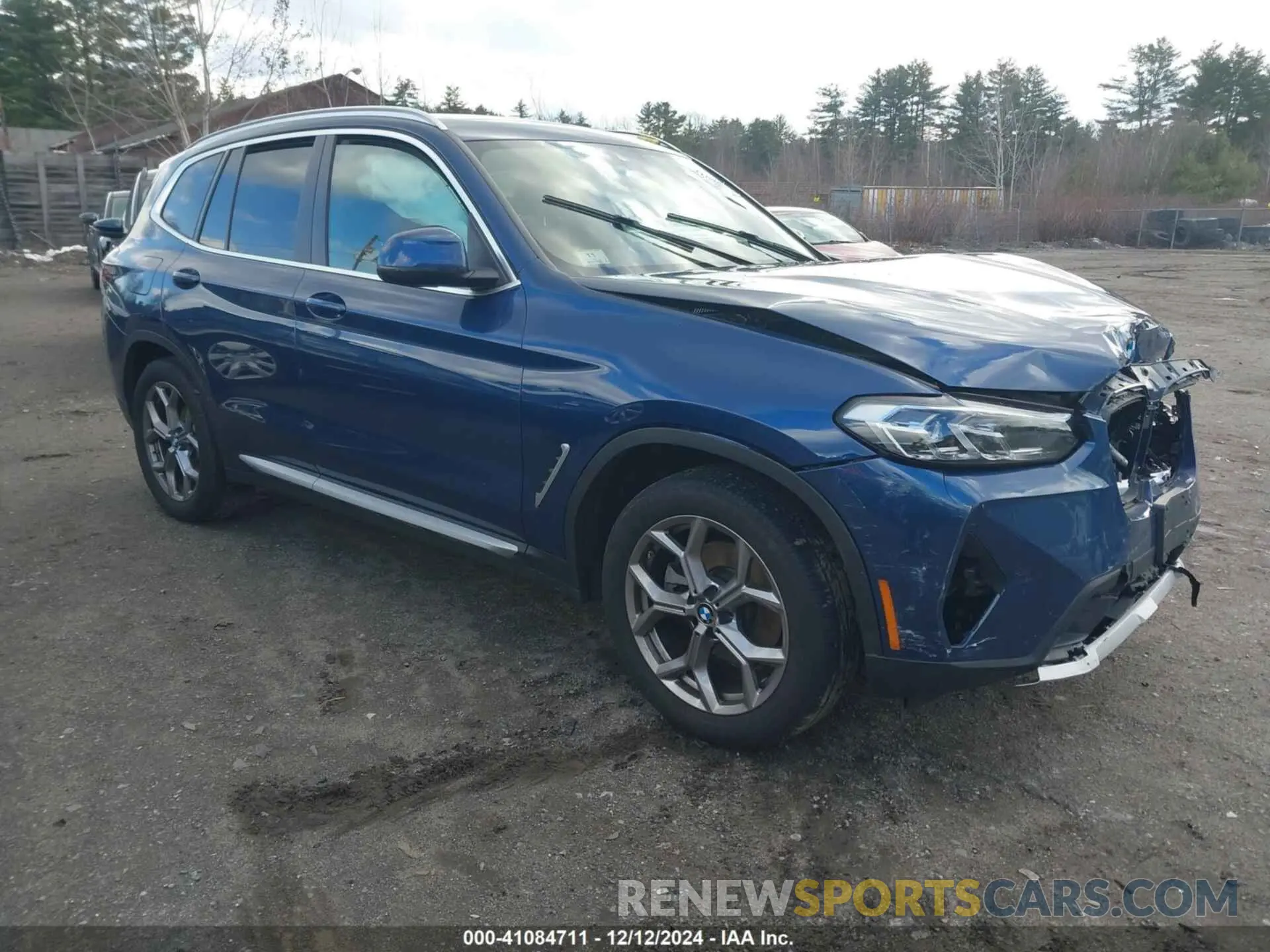 1 Photograph of a damaged car 5UX53DP0XP9P65179 BMW X3 2023