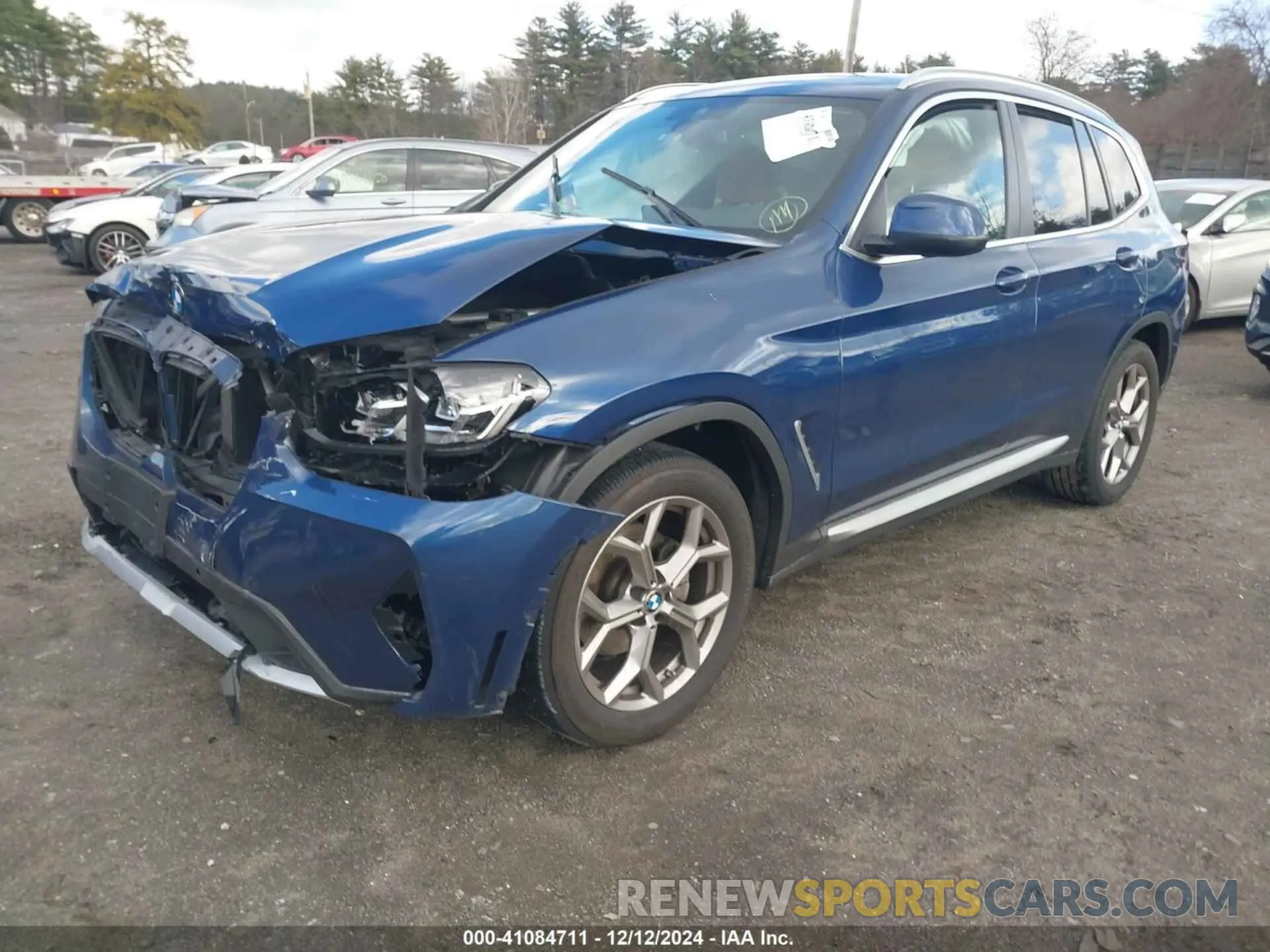 2 Photograph of a damaged car 5UX53DP0XP9P65179 BMW X3 2023