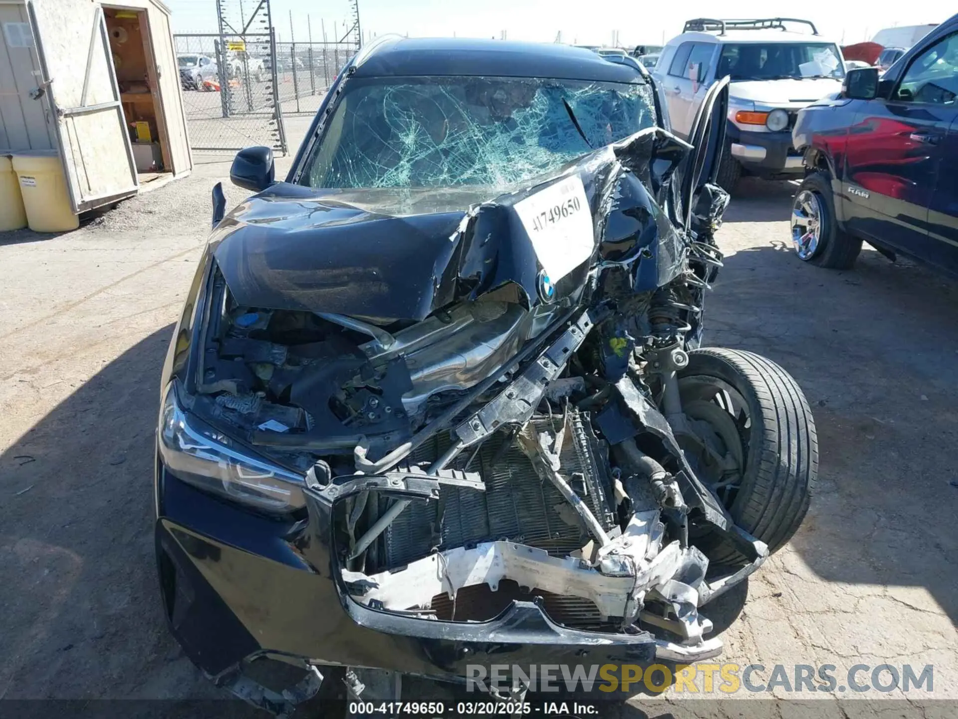 10 Photograph of a damaged car WBX47DP03PN194744 BMW X3 2023