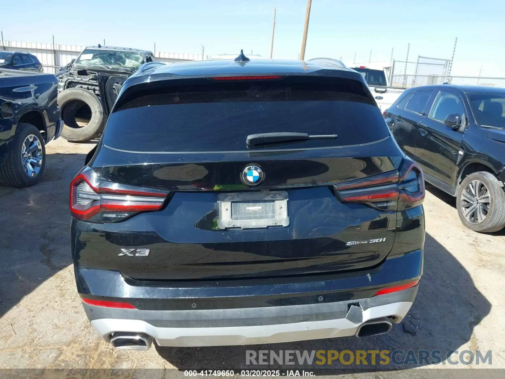 14 Photograph of a damaged car WBX47DP03PN194744 BMW X3 2023