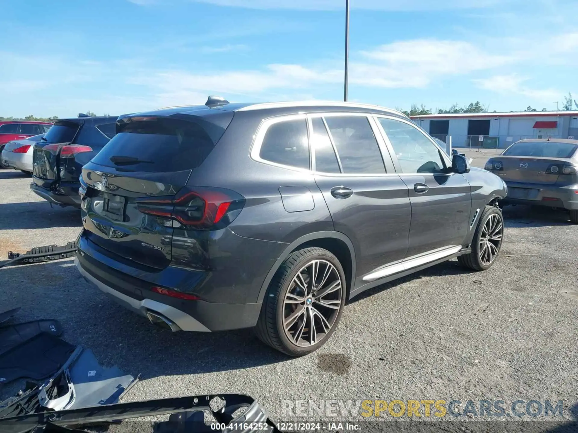 4 Photograph of a damaged car WBX47DP06PN212704 BMW X3 2023