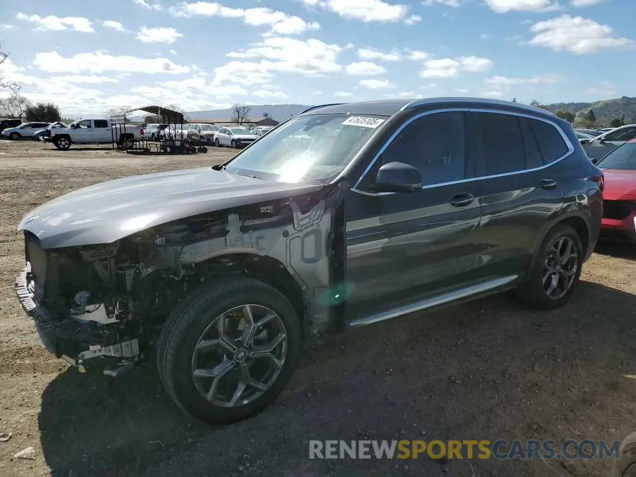 1 Photograph of a damaged car WBX57DP03PN232283 BMW X3 2023