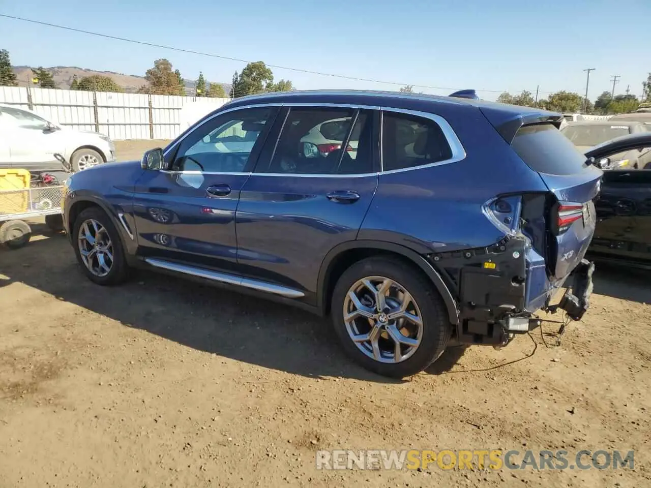 2 Photograph of a damaged car WBX57DP07PN196405 BMW X3 2023