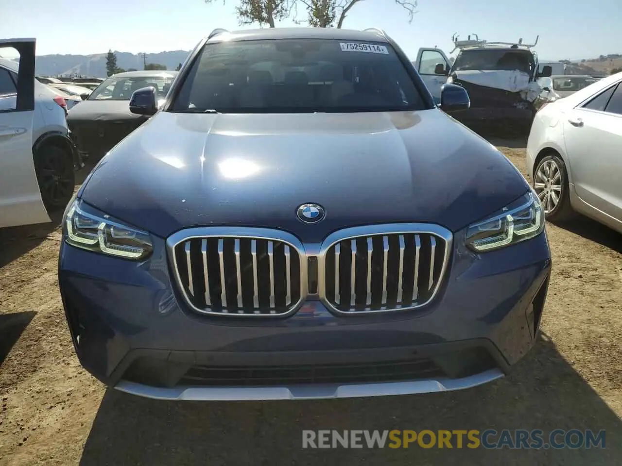 5 Photograph of a damaged car WBX57DP07PN196405 BMW X3 2023