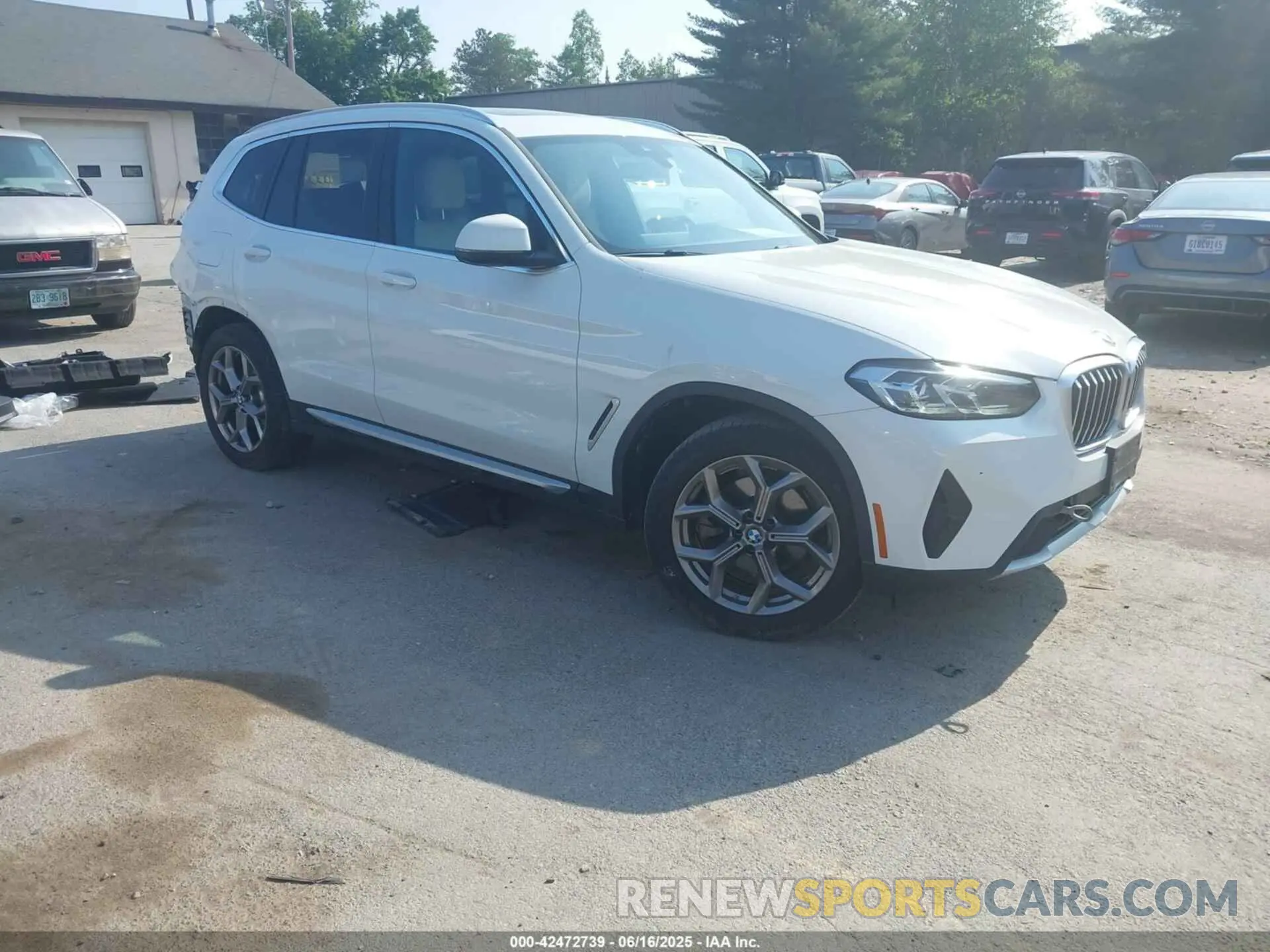 1 Photograph of a damaged car WBX57DP09PN209025 BMW X3 2023