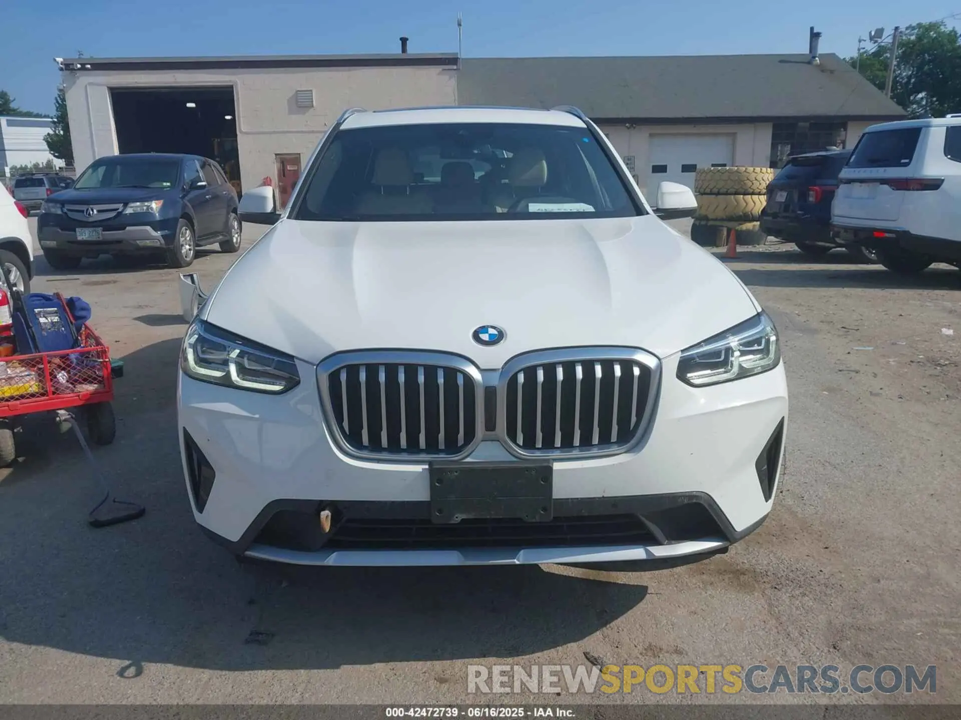 11 Photograph of a damaged car WBX57DP09PN209025 BMW X3 2023