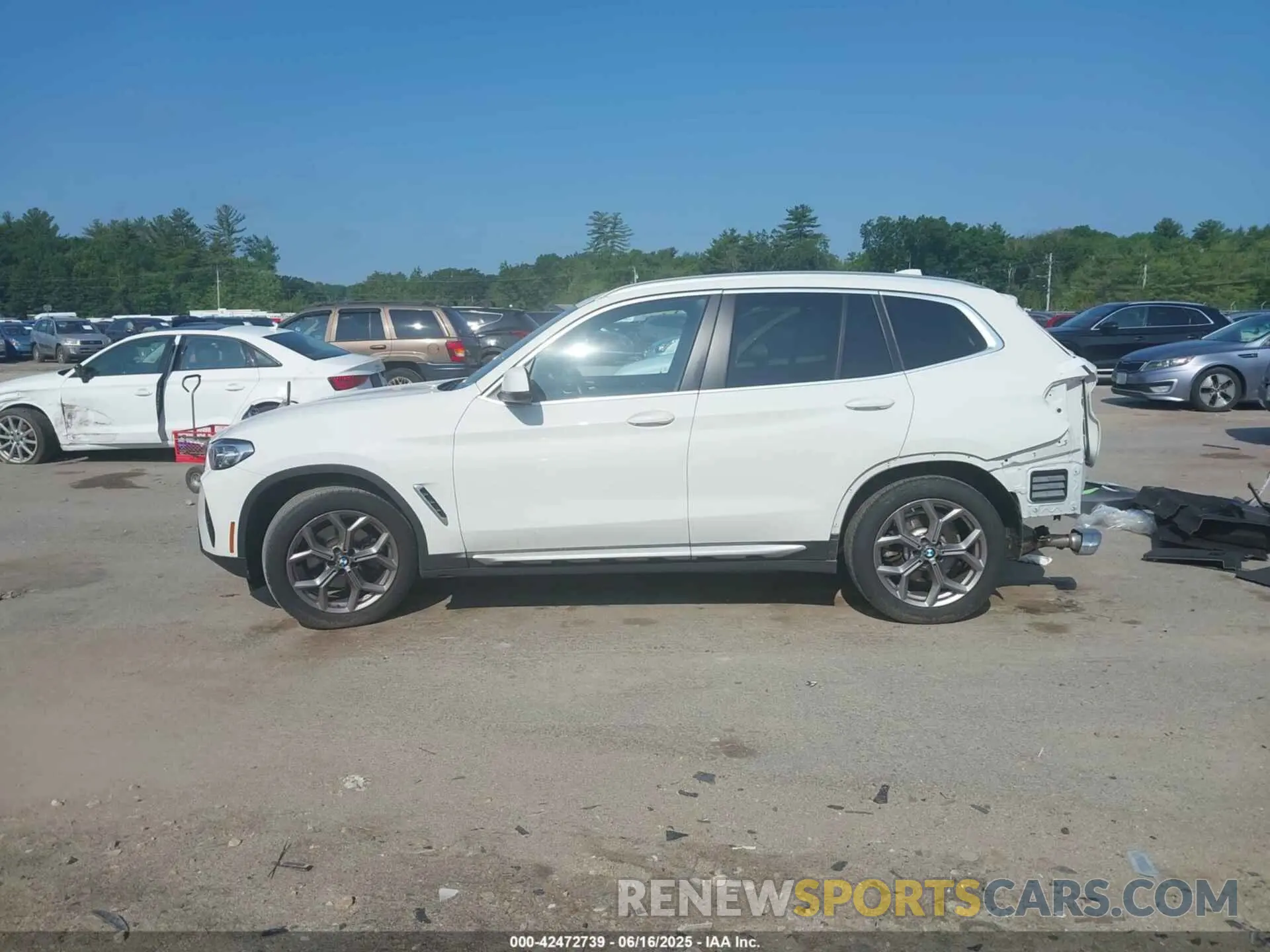 13 Photograph of a damaged car WBX57DP09PN209025 BMW X3 2023