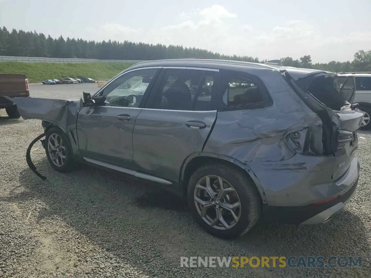 2 Photograph of a damaged car WBX57DP09PN244339 BMW X3 2023