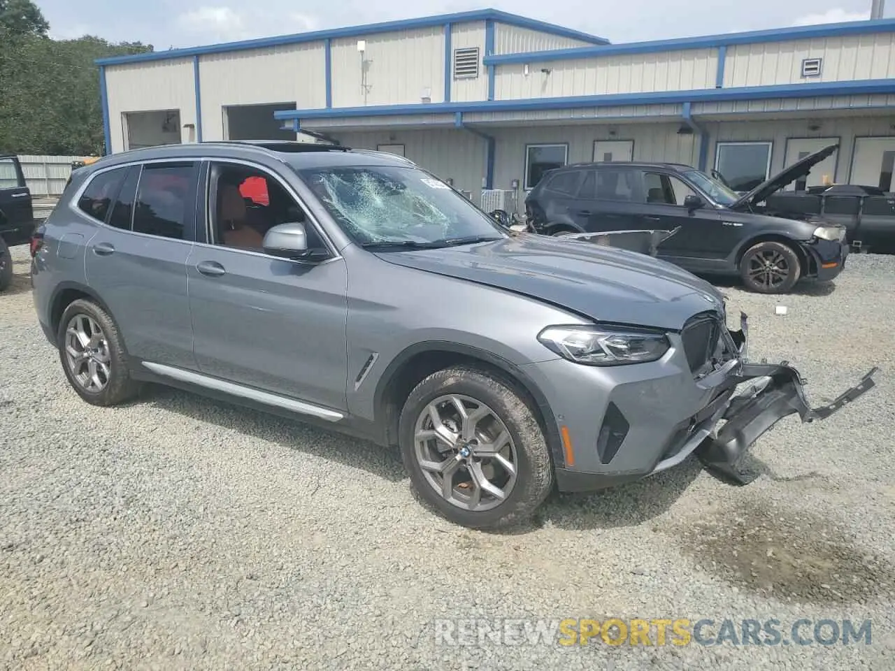 4 Photograph of a damaged car WBX57DP09PN244339 BMW X3 2023