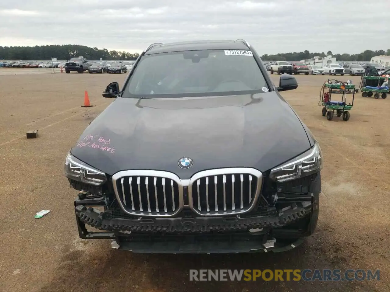 5 Photograph of a damaged car 5UX43DP00R9V01905 BMW X3 2024