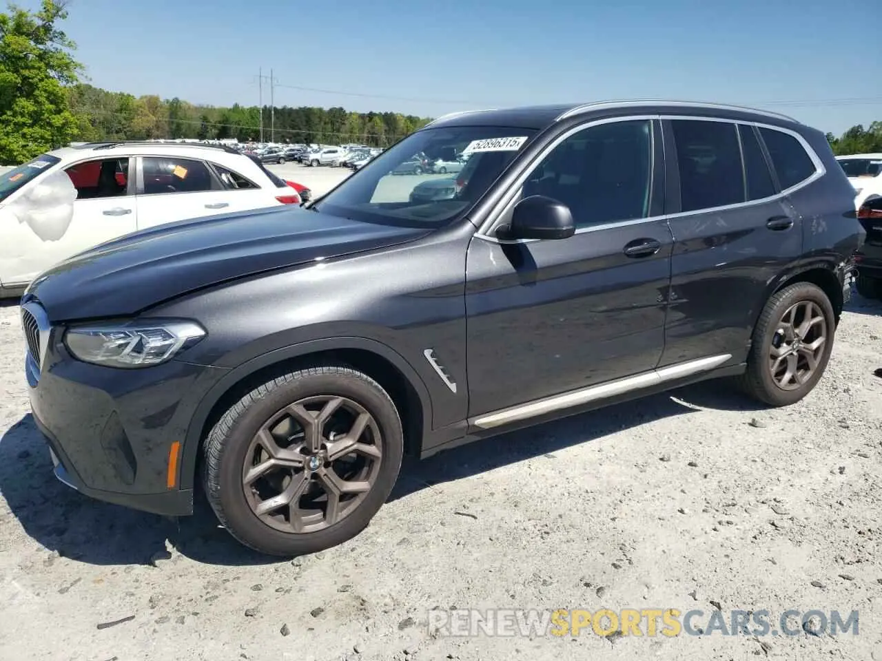 1 Photograph of a damaged car 5UX43DP00R9X47322 BMW X3 2024