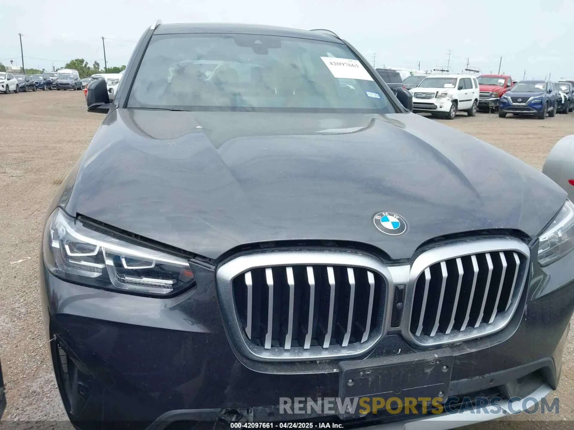 6 Photograph of a damaged car 5UX43DP02R9U52335 BMW X3 2024