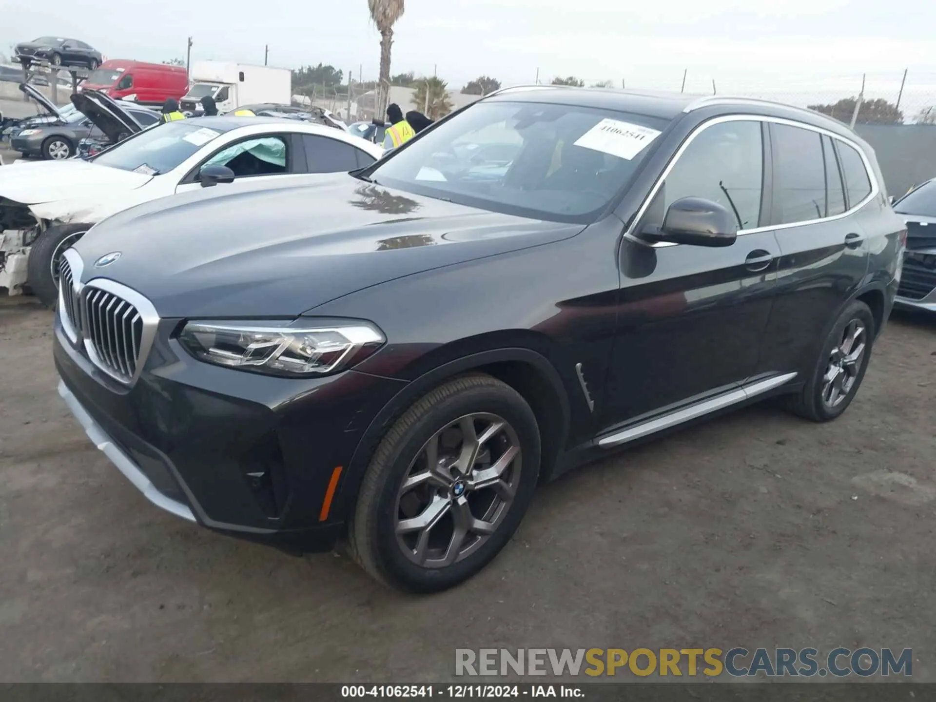 2 Photograph of a damaged car 5UX43DP02R9W28736 BMW X3 2024