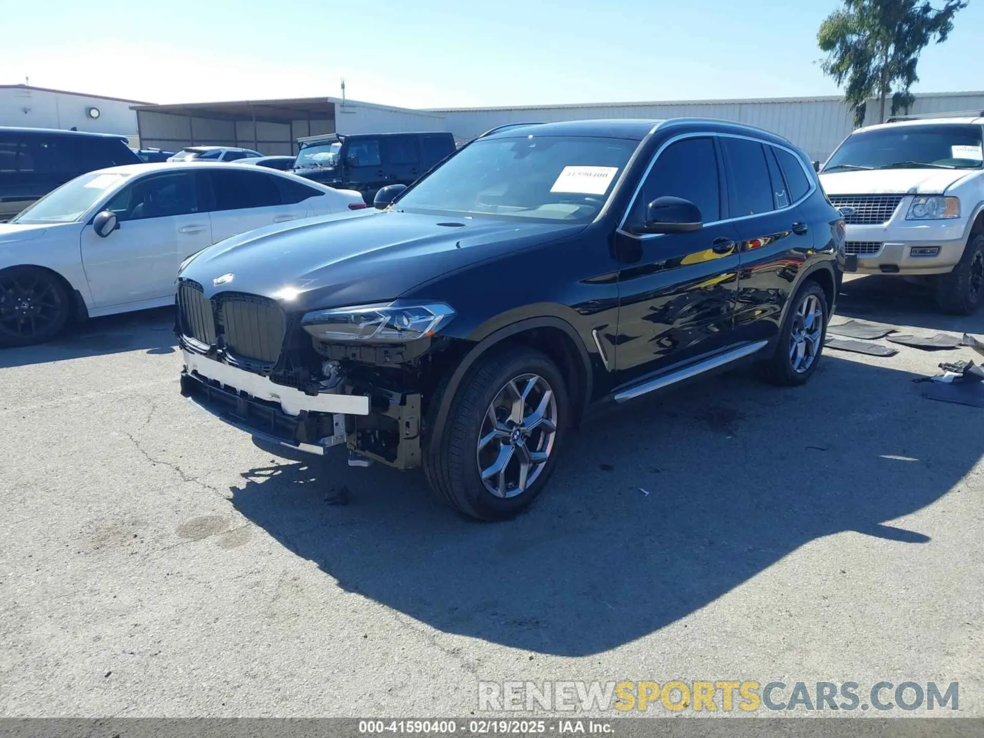 2 Photograph of a damaged car 5UX43DP03R9X41272 BMW X3 2024