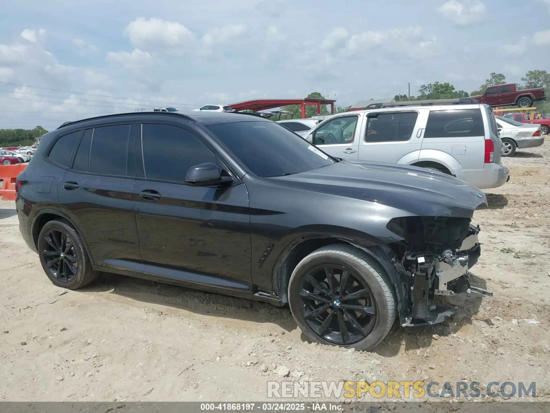 14 Photograph of a damaged car 5UX43DP05R9X46814 BMW X3 2024