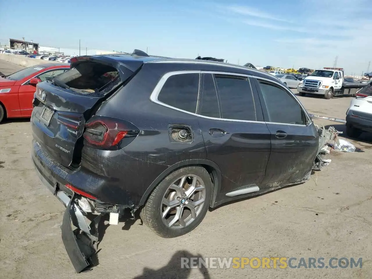 3 Photograph of a damaged car 5UX43DP07R9V35274 BMW X3 2024