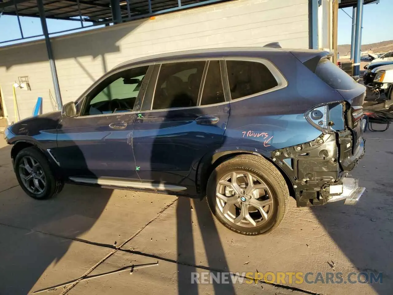 2 Photograph of a damaged car 5UX43DP0XR9U65544 BMW X3 2024