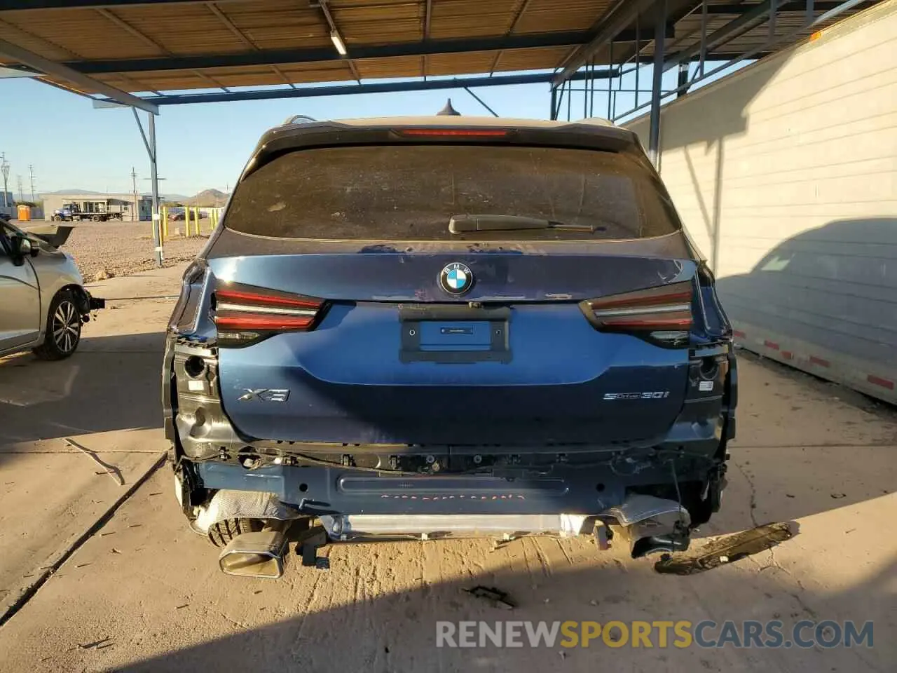 6 Photograph of a damaged car 5UX43DP0XR9U65544 BMW X3 2024