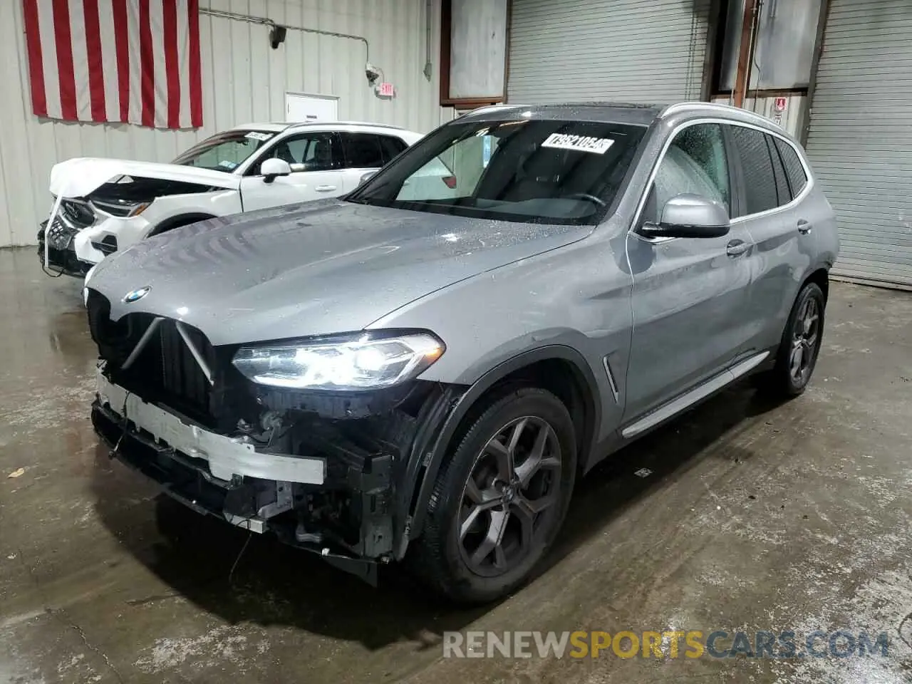 1 Photograph of a damaged car 5UX53DP00R9T56983 BMW X3 2024