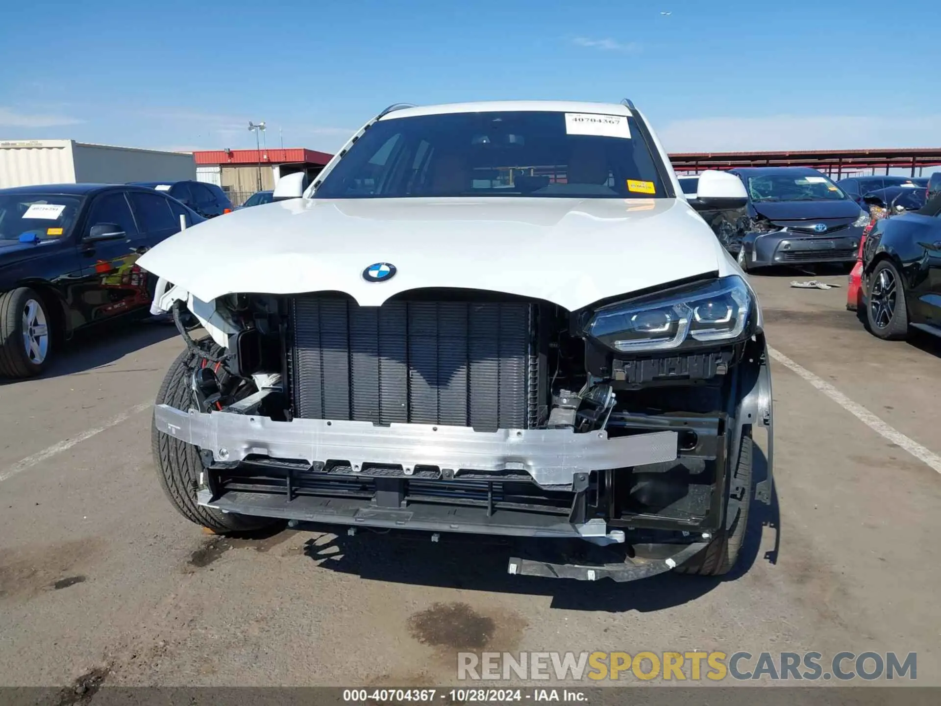 13 Photograph of a damaged car 5UX53DP00R9V82800 BMW X3 2024