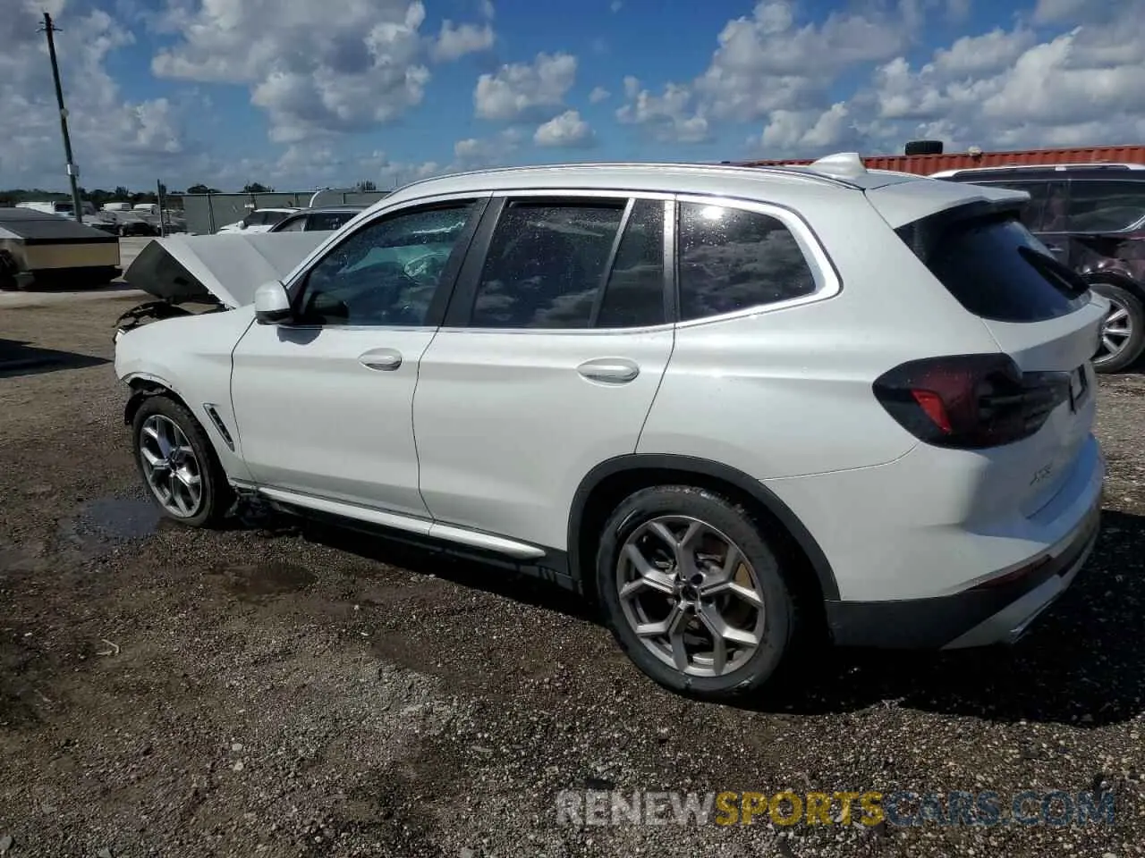 2 Photograph of a damaged car 5UX53DP00R9W13463 BMW X3 2024
