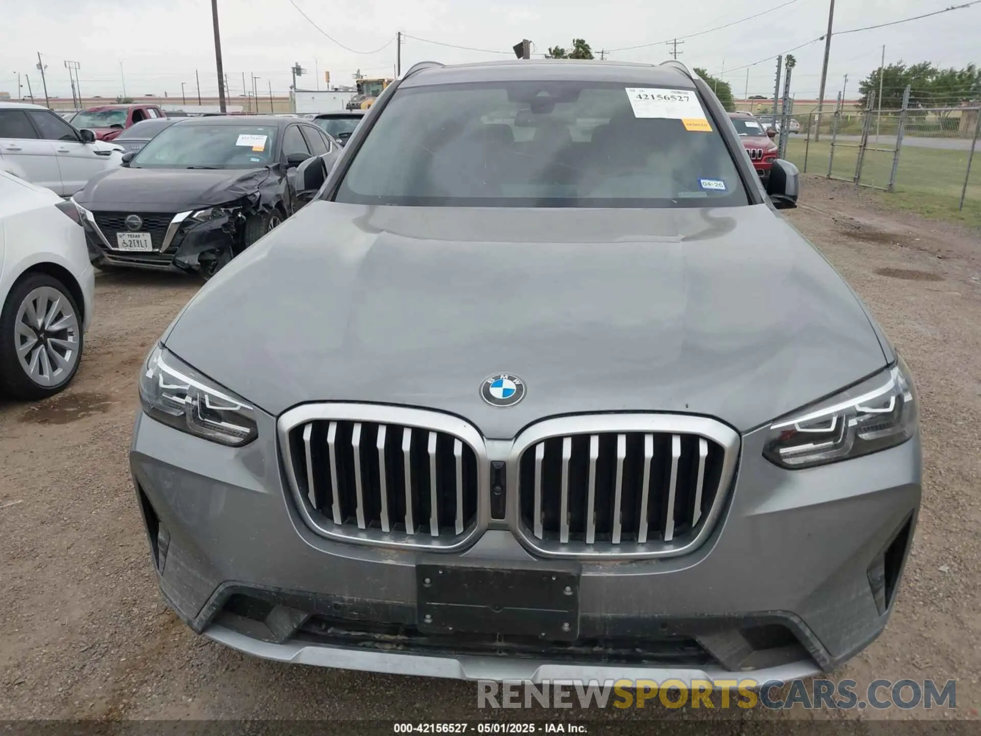 6 Photograph of a damaged car 5UX53DP01R9W01127 BMW X3 2024