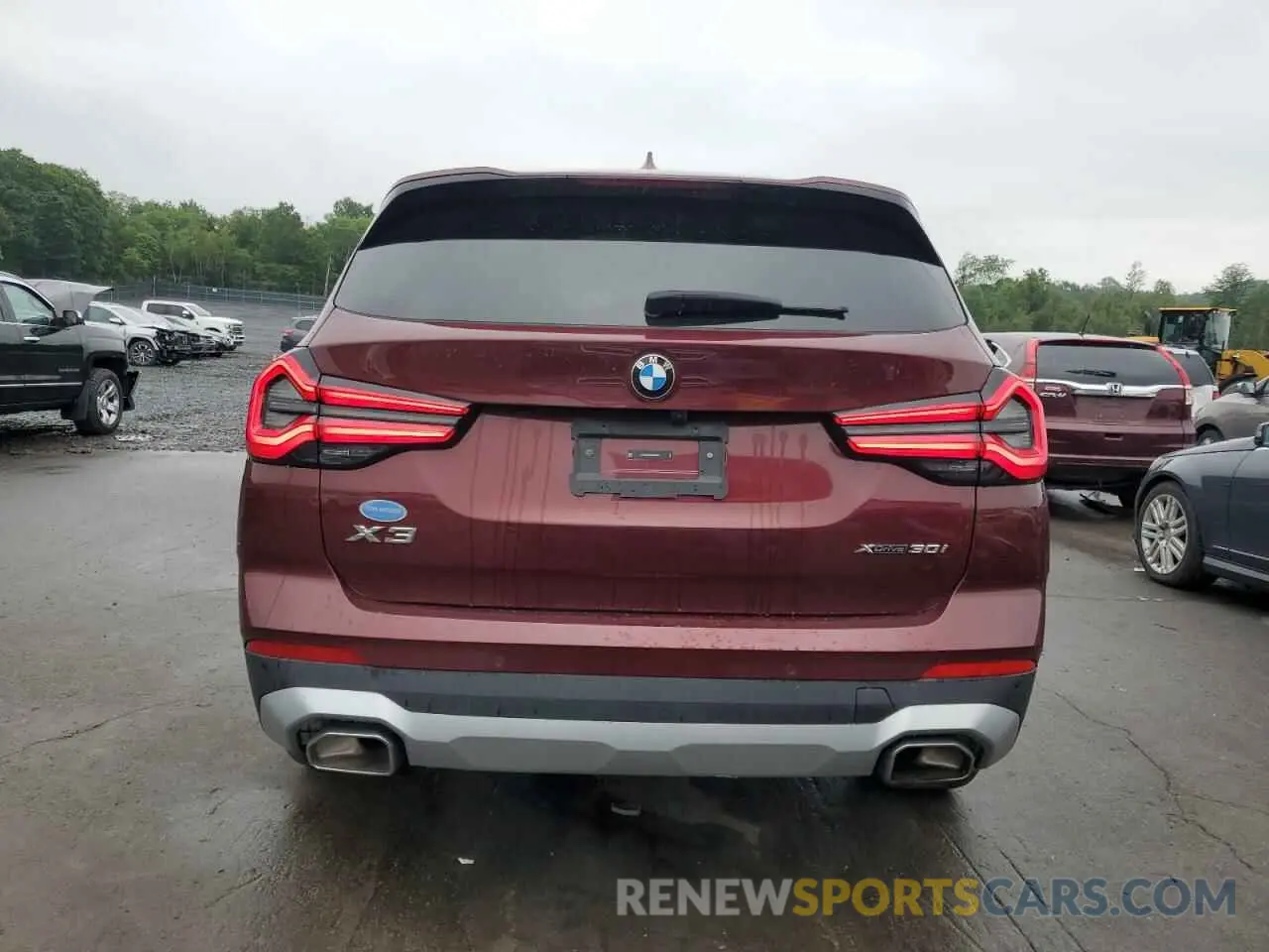 6 Photograph of a damaged car 5UX53DP02R9U35975 BMW X3 2024