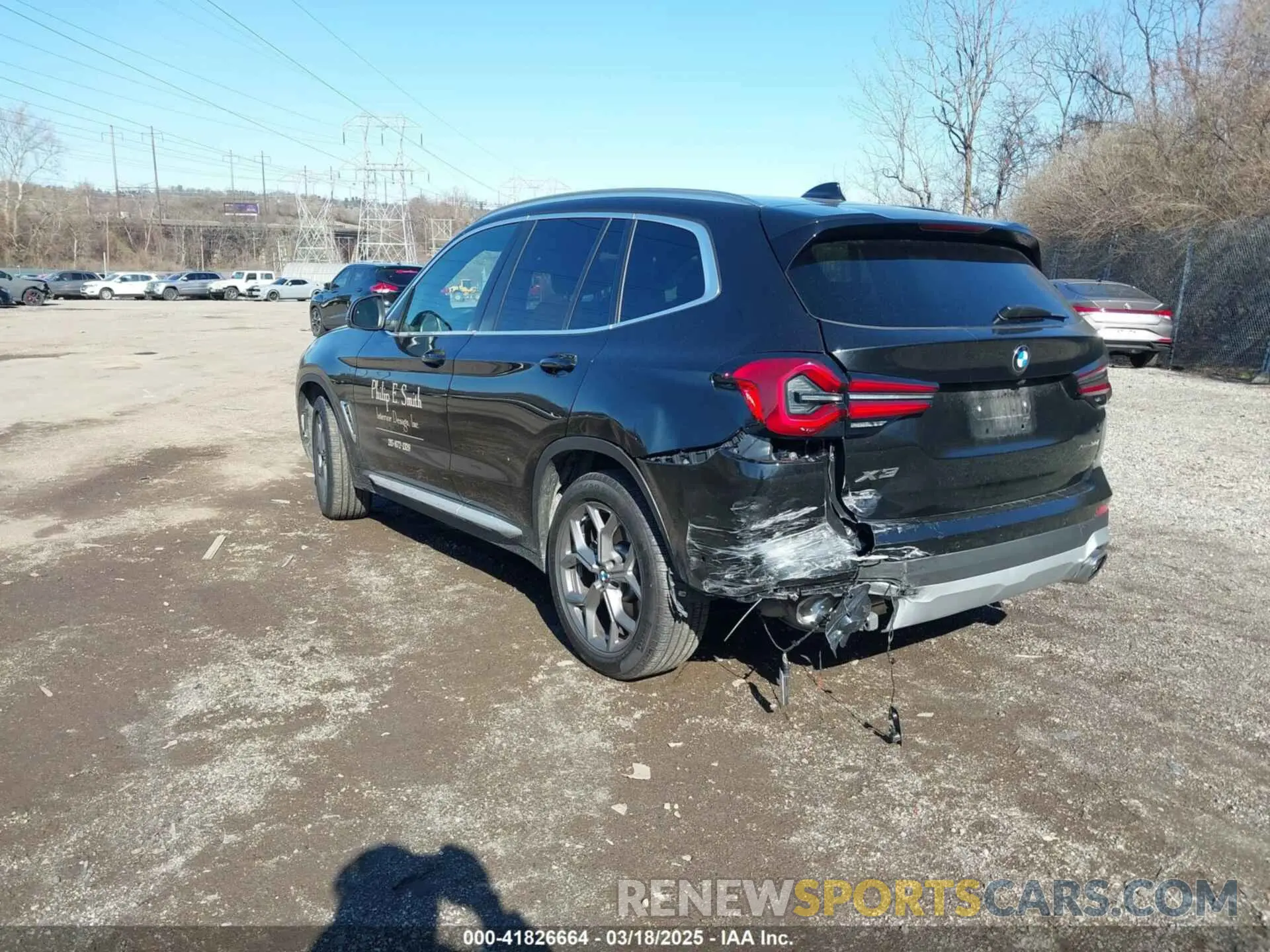 3 Photograph of a damaged car 5UX53DP03R9X02816 BMW X3 2024