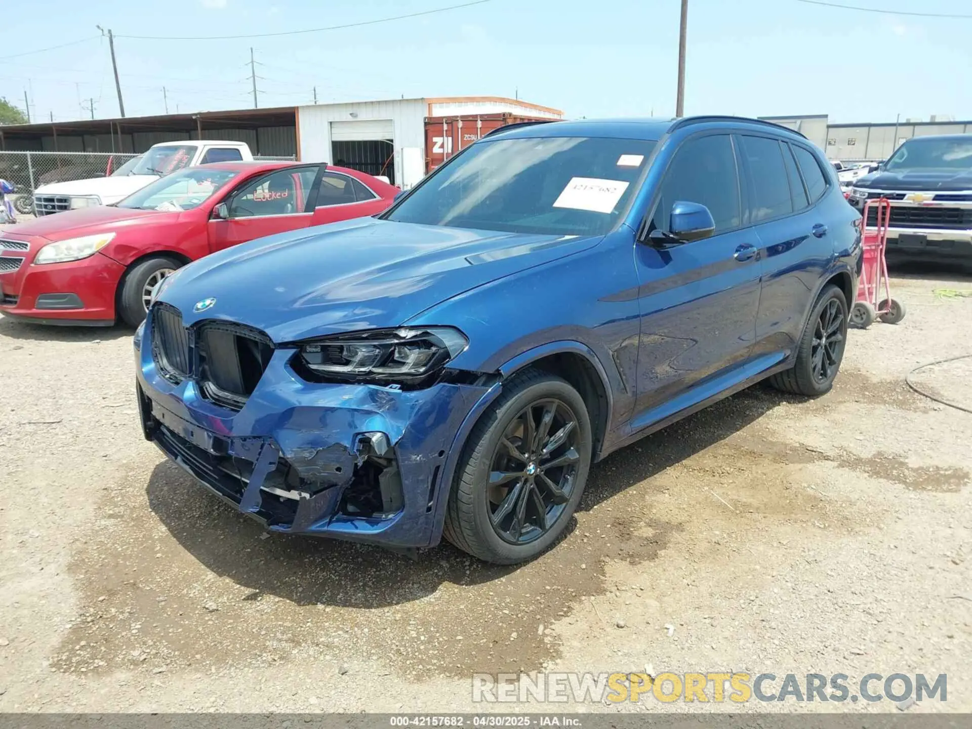 2 Photograph of a damaged car 5UX53DP04R9W06161 BMW X3 2024