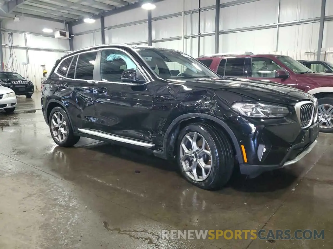 4 Photograph of a damaged car 5UX53DP05R9U80683 BMW X3 2024