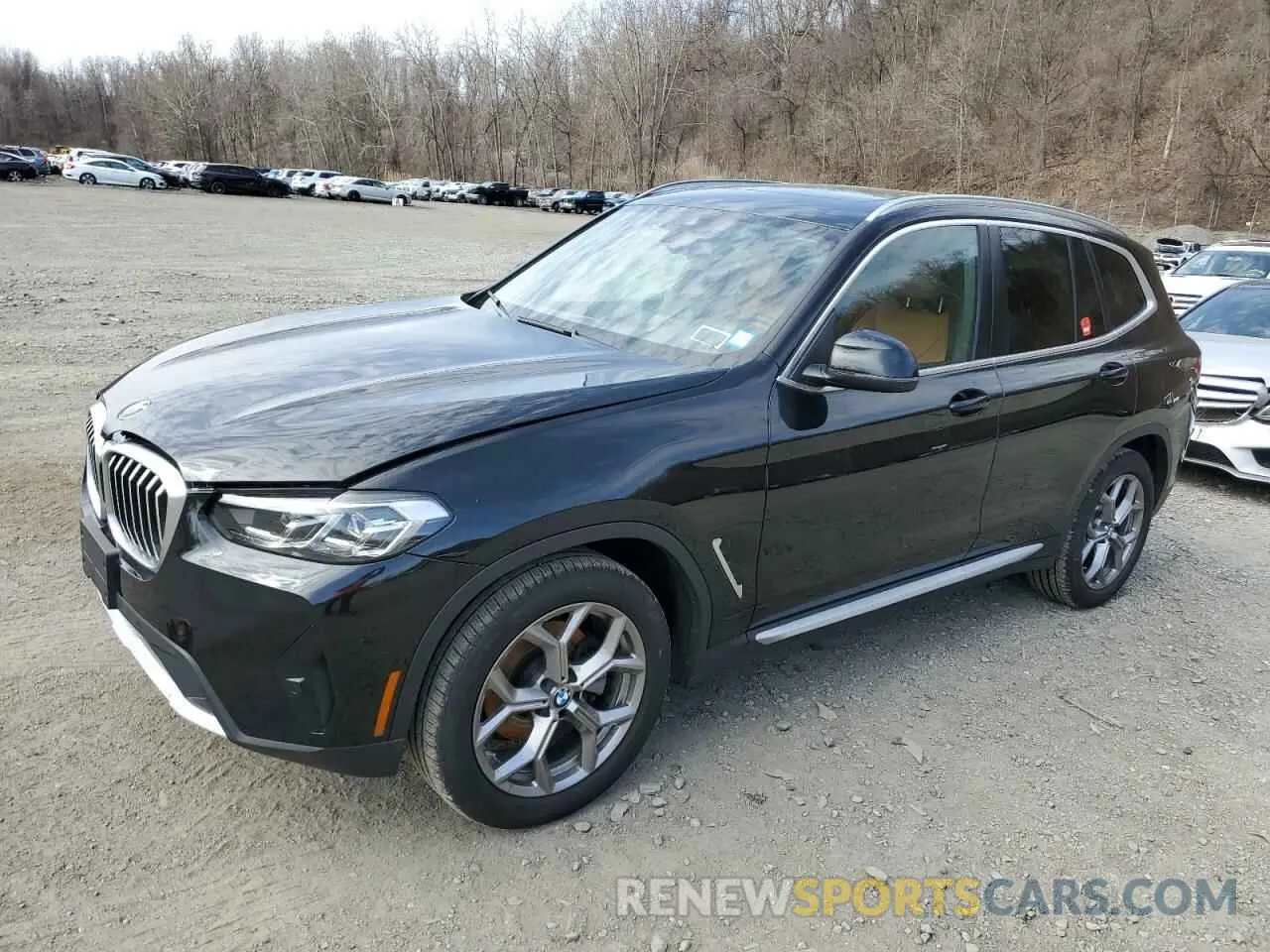 1 Photograph of a damaged car 5UX53DP07R9U41254 BMW X3 2024