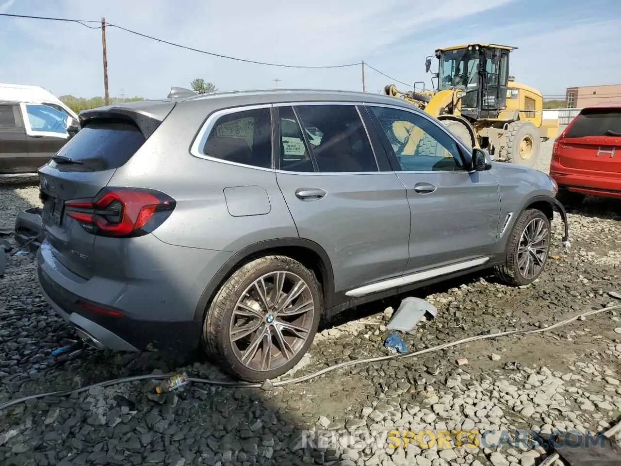3 Photograph of a damaged car 5UX53DP07R9V73947 BMW X3 2024