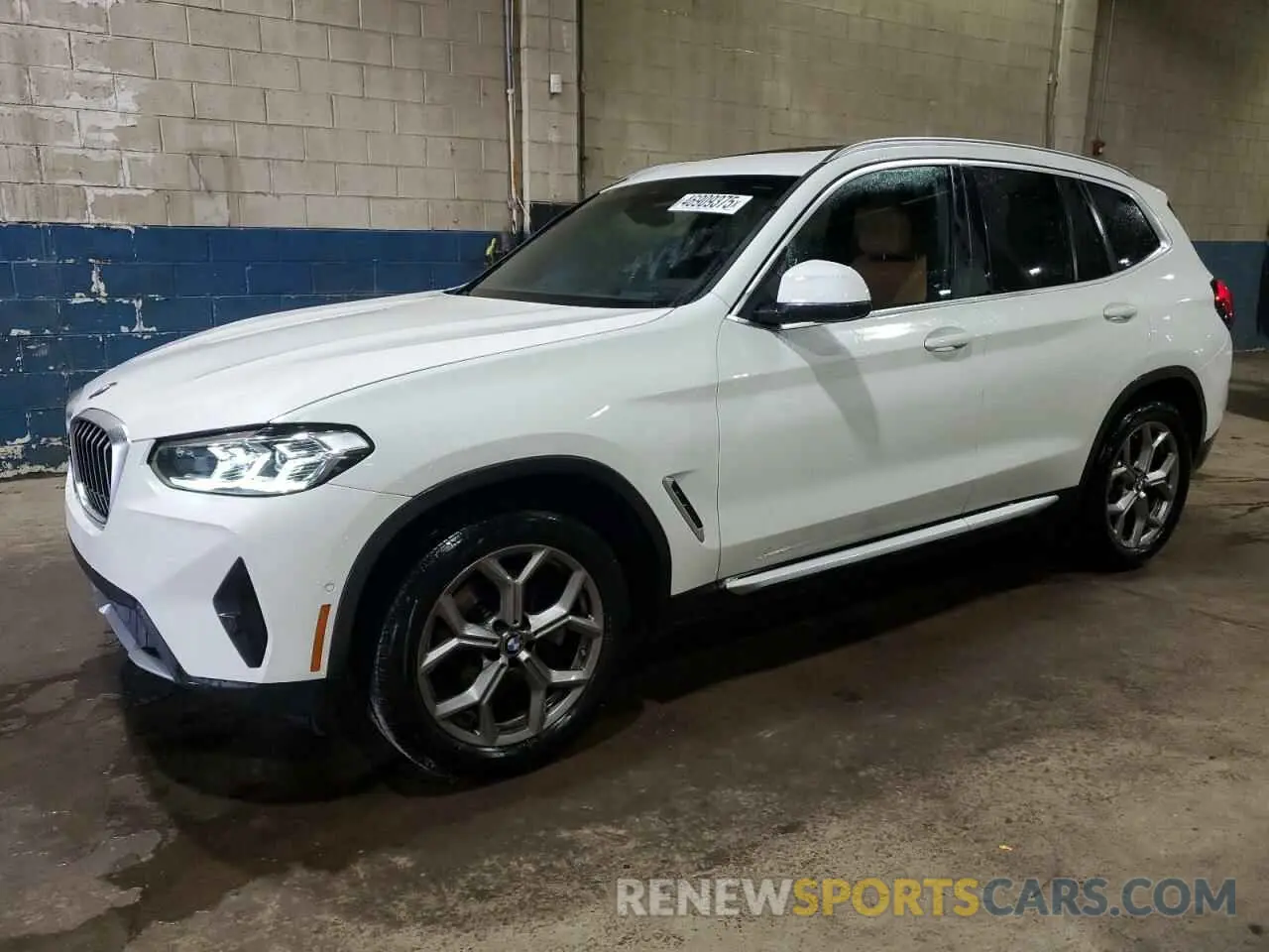 1 Photograph of a damaged car 5UX53DP09R9U40994 BMW X3 2024
