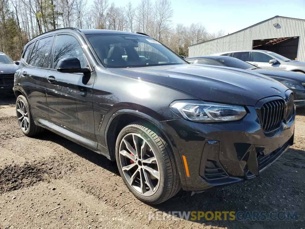 4 Photograph of a damaged car 5UX53DP09R9V00207 BMW X3 2024