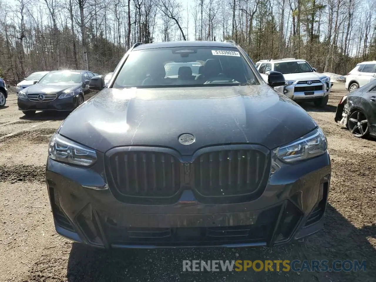 5 Photograph of a damaged car 5UX53DP09R9V00207 BMW X3 2024