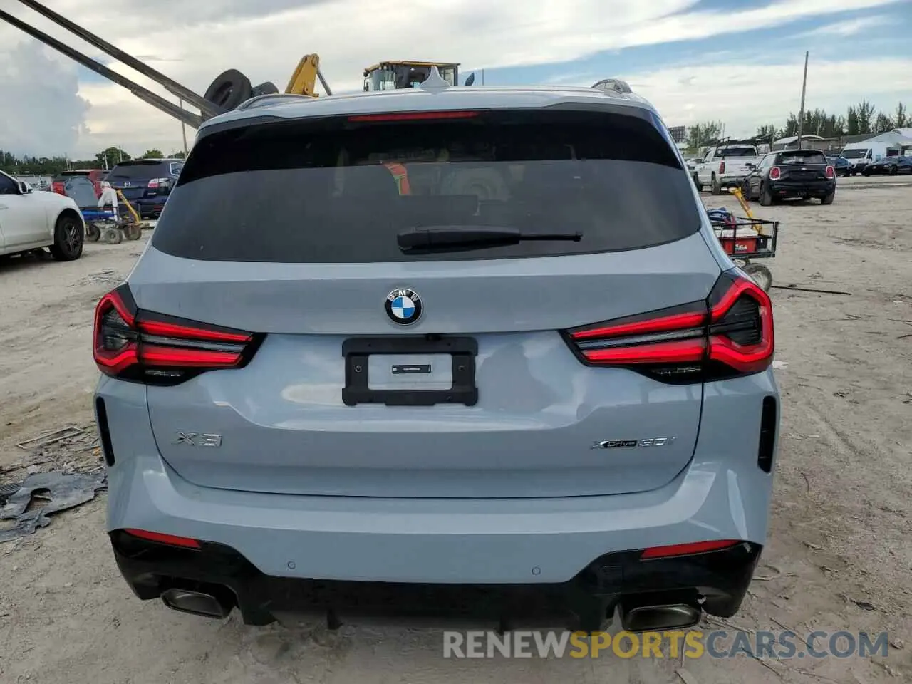 6 Photograph of a damaged car 5UX53DP0XR9T93992 BMW X3 2024